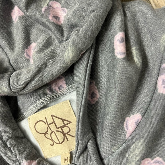 NWT CHASER COZY KNIT LONG SLEEVE CROPPED HOODIE - Picture 5 of 6